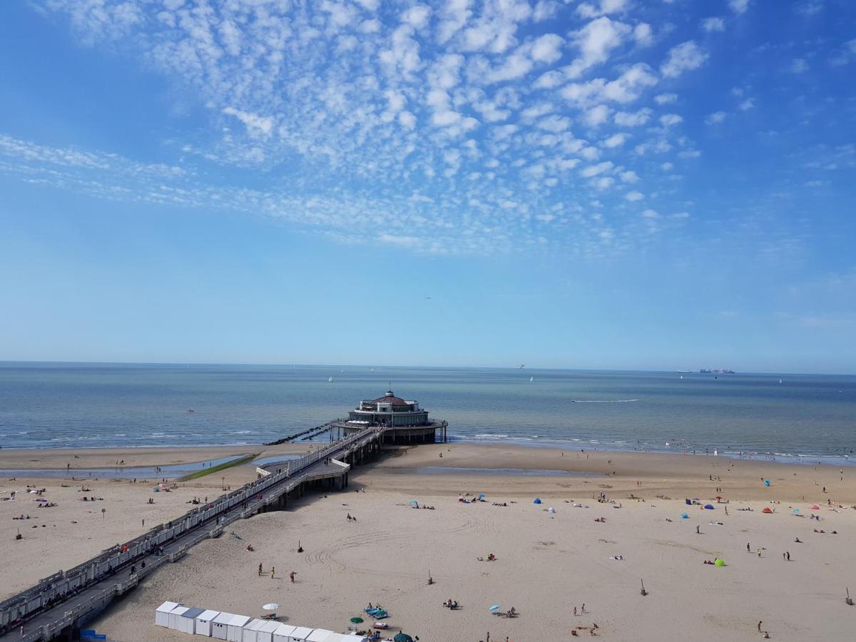 Beautiful Top Floor Seaview Studio Apartment B'Berge-Bruges Blankenberge Kültér fotó